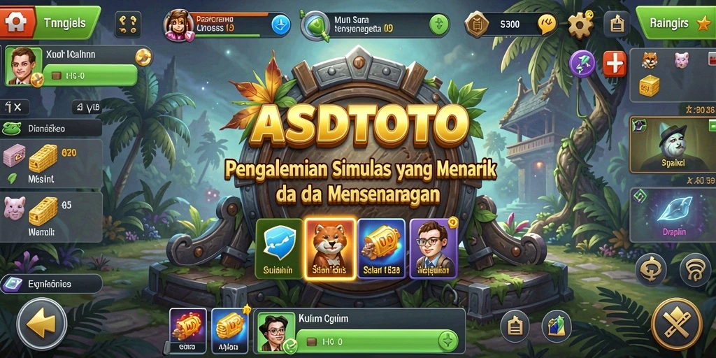 Tampilan gameplay menarik dari ASDTOTO yang menggambarkan pengalaman simulasi.