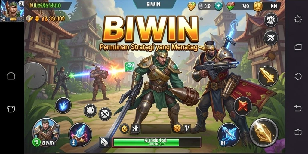 Tampilan gameplay menarik dari BIWIN yang menampilkan strategi SLG.