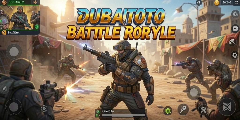Tangkapan layar DUBAITOTO menampilkan aksi mendebarkan dalam pertempuran Battle Royale.