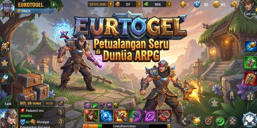 Tangkapan layar gameplay ARPG yang menarik dengan grafis menawan.