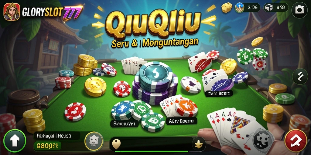 Tampilan screenshot gameplay QiuQiu yang seru dan mendebarkan.