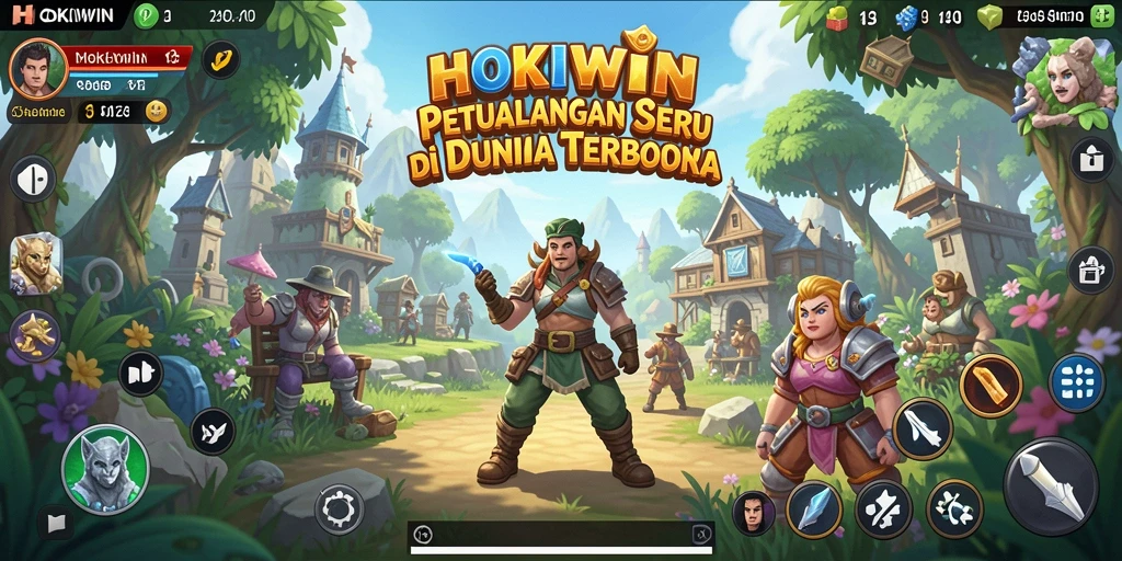 Gameplay HOKIWIN yang menampilkan petualangan Open World yang memukau.