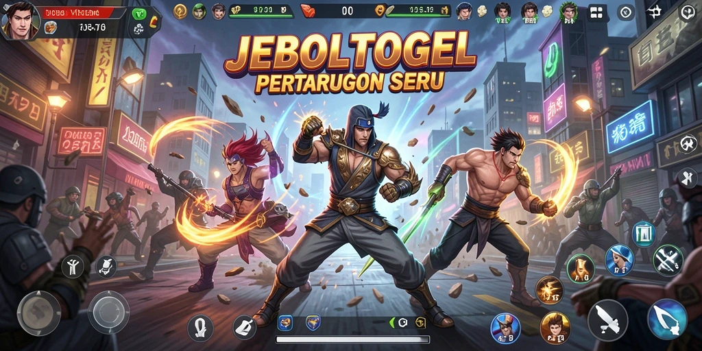 Gambar tampilan gameplay pertarungan seru di JEBOLTOGEL.