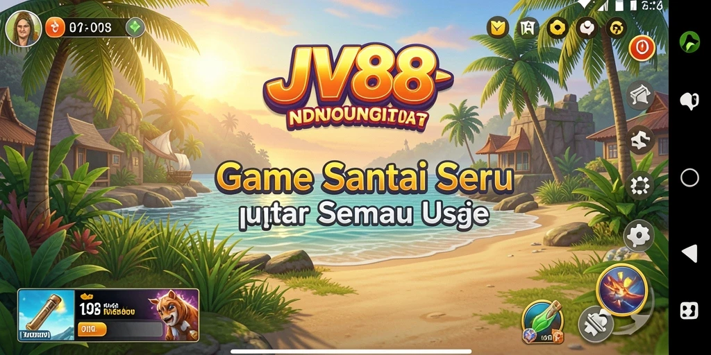 Tampilan gameplay menarik di JV88 dengan grafis cerah dan tantangan menyenangkan.