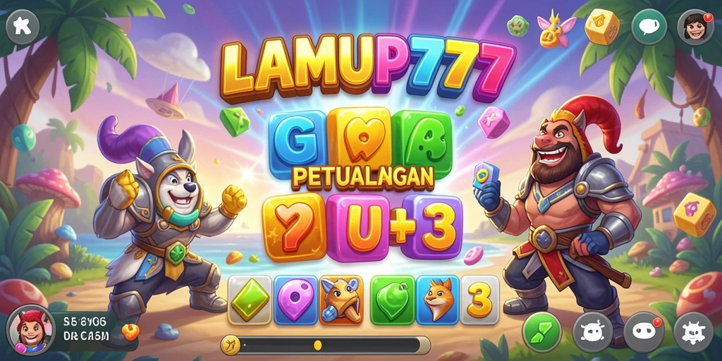 Tampilan gameplay LAMPU777 yang penuh warna dan seru.