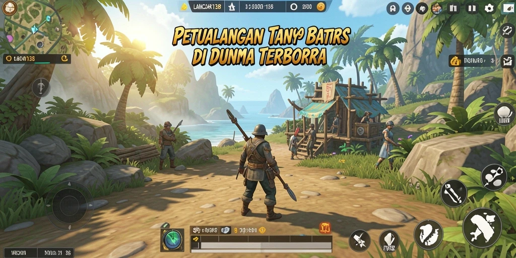 Tampilan gameplay <strong>LANCAR138</strong> di dunia terbuka yang menakjubkan.