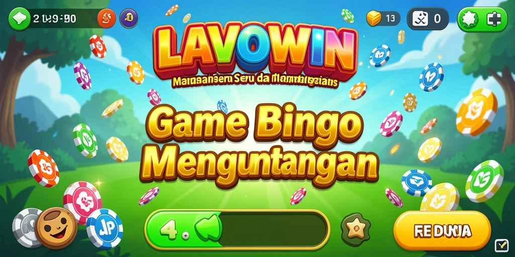 Screenshot gameplay LAVOWIN yang menunjukkan suasana seru permainan Bingo.