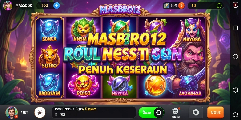 Tampilan gameplay menarik dari MASBRO12 dengan efek visual yang memukau.