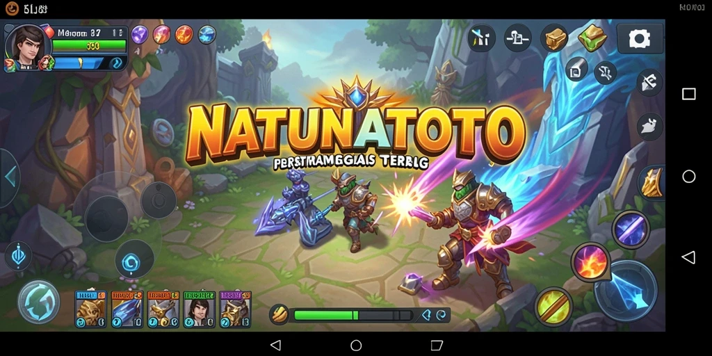 Tampilan gameplay seru dan strategi di NATUNATOTO.