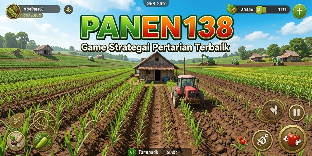 Screenshot gameplay PANEN138 menampilkan pertanian yang mengasyikkan dan interaksi sosial.