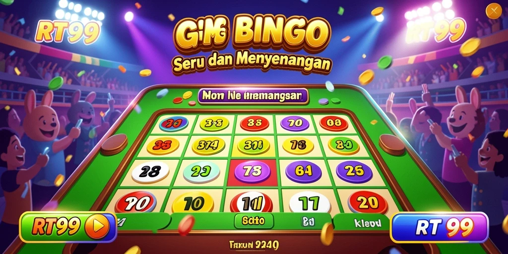 Tampilan utama gameplay Bingo yang seru dan interaktif.