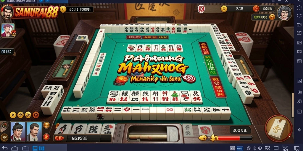 Gameplay SAMURAI88 yang seru dan penuh strategi Mahjong.