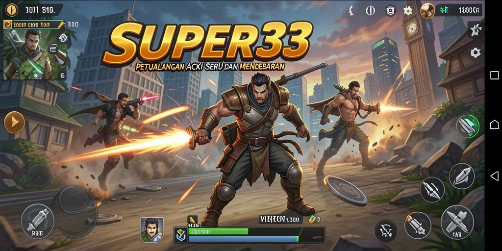 Tampilan menakjubkan dari pertarungan aksi di SUPER33.