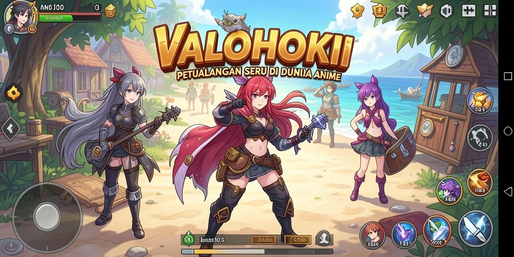 Gameplay seru dan menawan dari VALOHOKI di dunia anime.